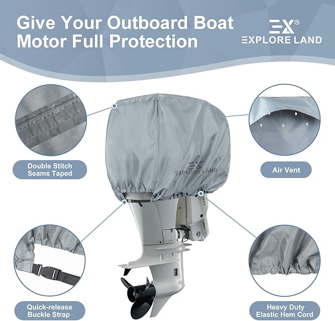 Explore Land Outboard Motor Cover - Image 5