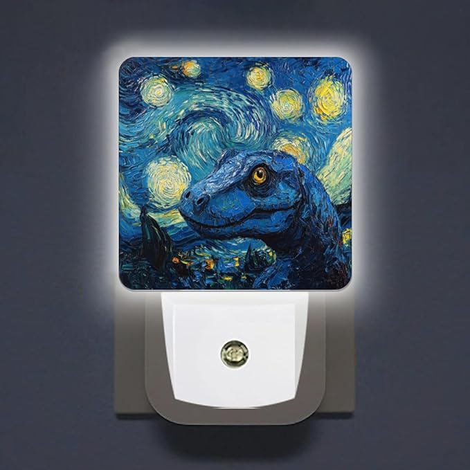 Lights by Night Decorative LED Night Light, Starry Night Funny Dinosaur Night by SHOAZCIN