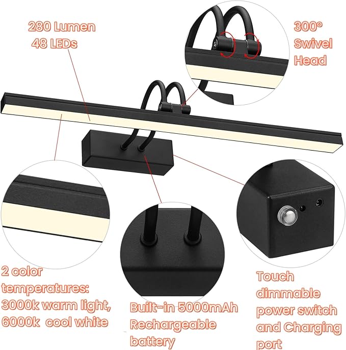 FUNCHDAY Dimmable Picture Light - Image 7