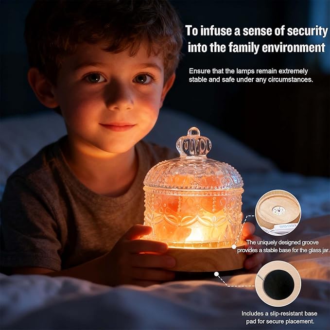 Runyangshi Himalayan Salt Lamp Night Light - Image 7
