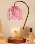 Pink Candle Warmer Lamp with Timer, Dimmable Candle Lamp Warmer, Birthday Gift by Funistree