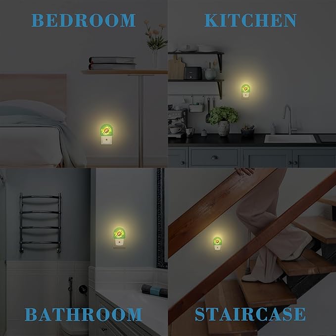 Night Light for Kids Girls Boys, Abstract American Football LED Night Light - Image 7