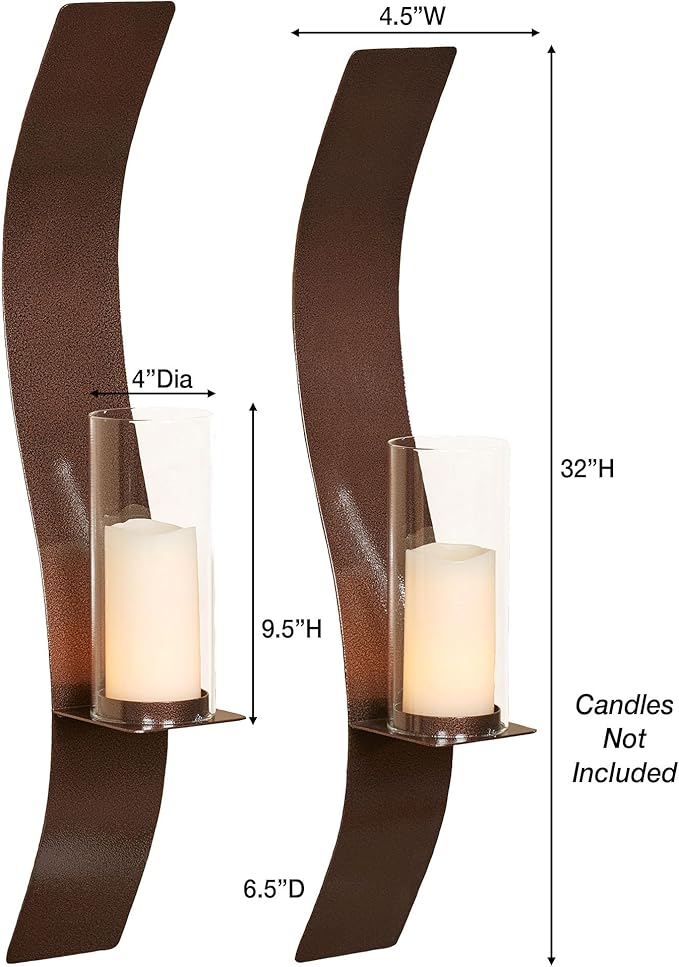 Touch of Class Sinuous Wall Sconce Pair - Image 3