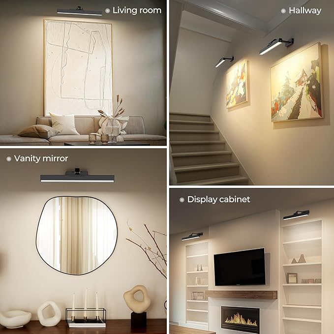 Picture Lights Wall Light 16in CCT Gallery Light | Battery Operated, Remote - Image 8