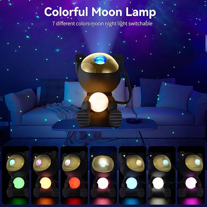 Astronaut Galaxy Projector, 2 in 1 Star Projector Galaxy Light - Image 3