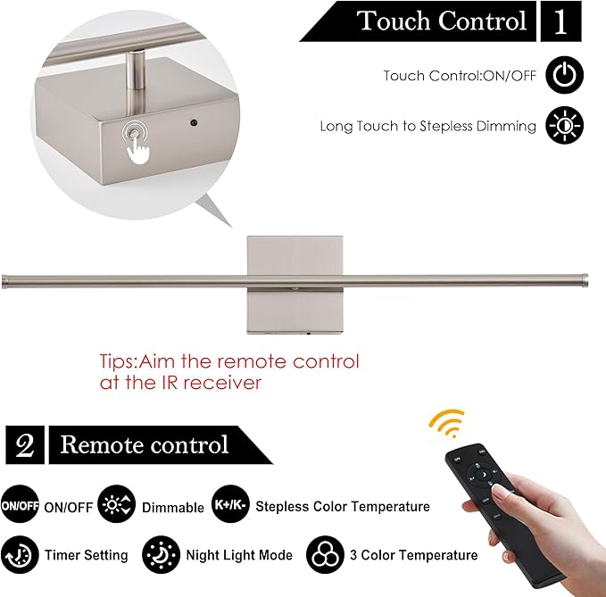 Removable Battery Operated Wall Sconces - Image 5