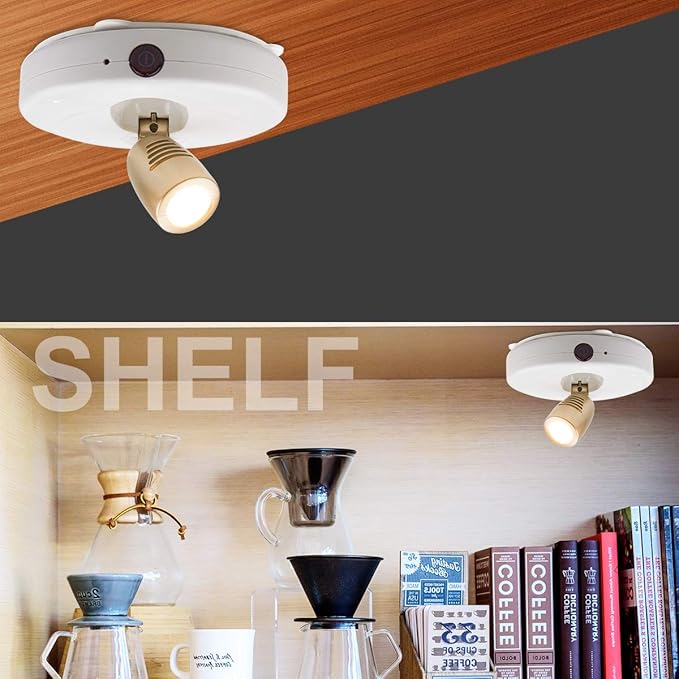 BIGLIGHT Spotlight Battery Operated, LED Puck Light, Dimmable Uplight - Image 7