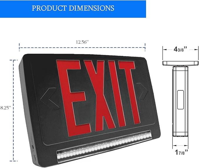 Ciata Ultra Bright Energy-efficient Lighted Exit Signs - Image 5