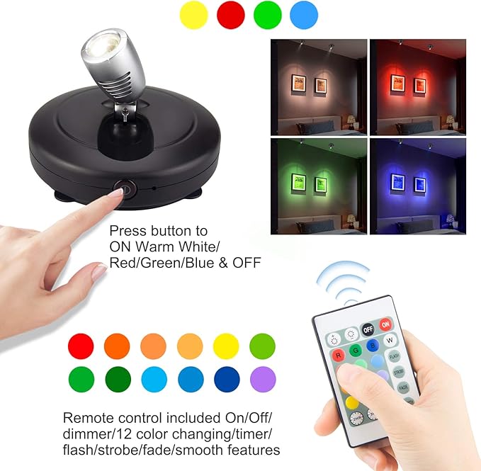 BIGMONAT Wireless Accent Spotlight Indoor - Image 2
