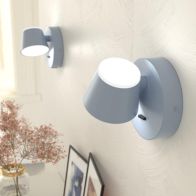 URSOLA Wall Light Set of Two, LED Wall Sconce - Image 7