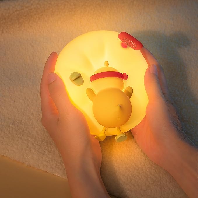 Duck Night Light for Kids, 3 Brightness Levels LED Nursery Lamp Dimmable & - Image 3