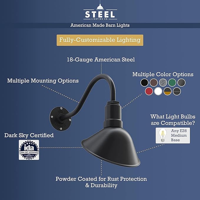 Steel Lighting Co. Venice Store Sign Light | - Image 3