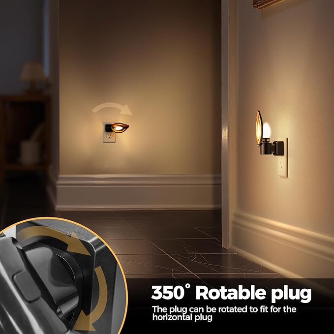 Briignite Agate Night Lights Plug into Wall, Dimmable Night Lights - Image 7