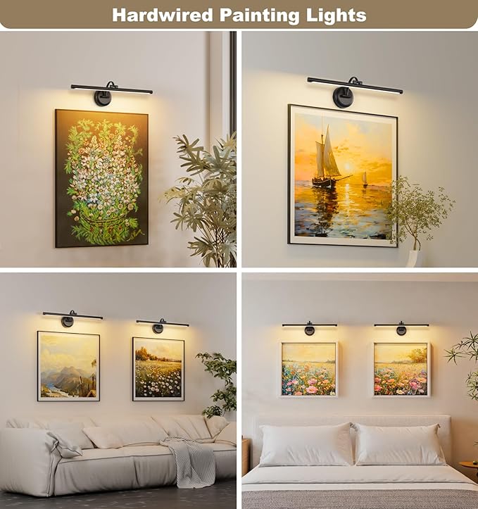 23.62 Inch Dimmable Lights For Pictures On Wall Hard Wired Gallery Light Modern - Image 7