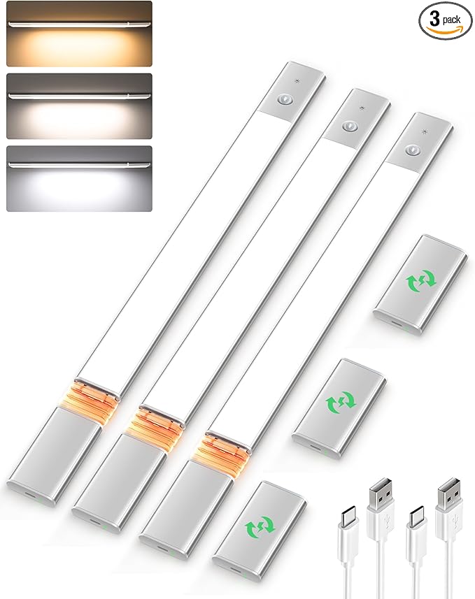 EZVALO Under Cabinet Lighting, Motion Sensor Closet Lights by EZVALO