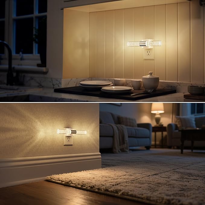 DORESshop LED Night Light, Rotating Night Lights Plug into Wall, Auto Light - Image 6