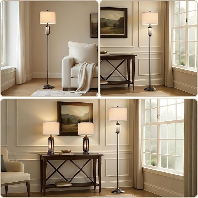 65'' Farmhouse Floor Lamp for Living Room - Image 4