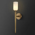 Alabaster Wall Sconce 22in Antique Brass Sconces Wall Lighting, Imported in by Sucelating
