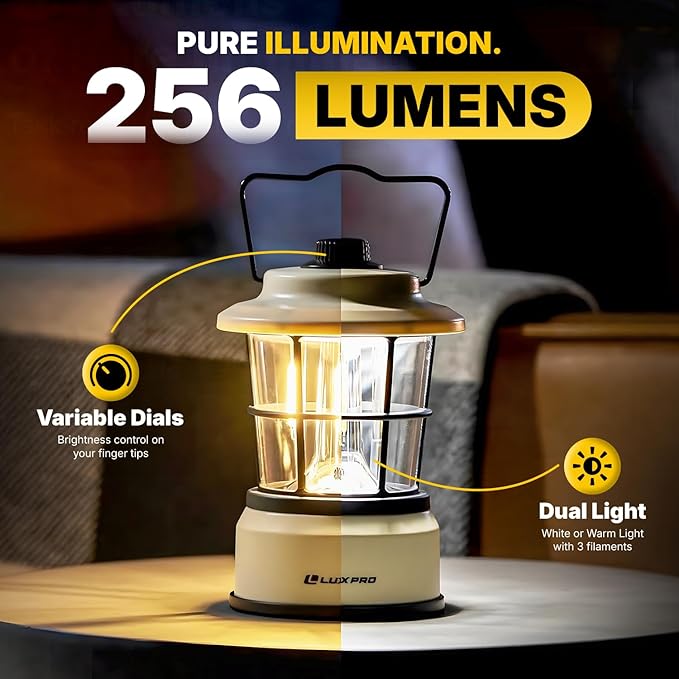 LUXPRO Retro LED Lantern - Image 8