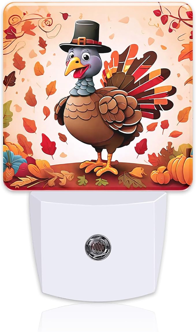 Cute Cartoon Turkey Night Light by sndheke