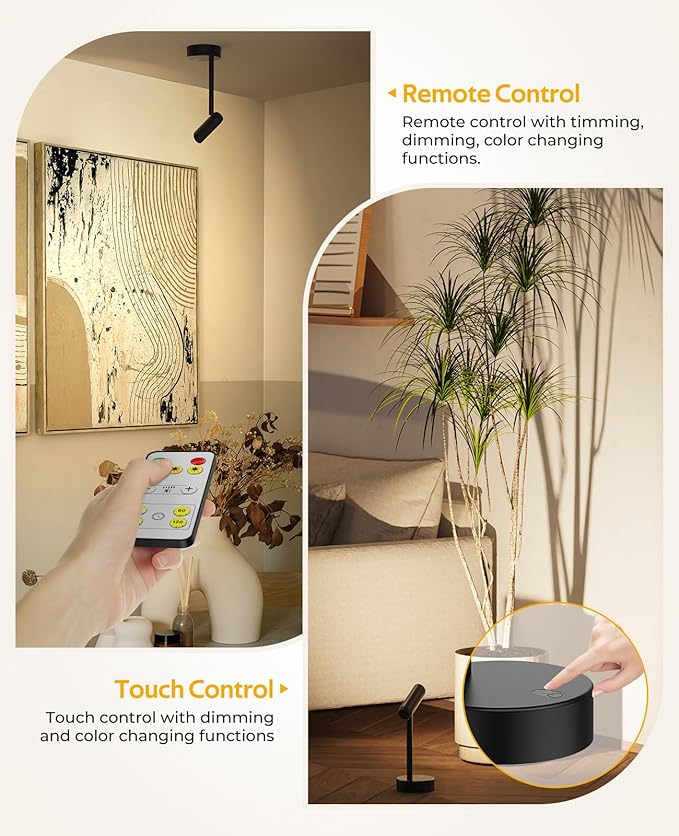 Picture Light for Wall, Battery Operated Art Light for Paintings CCT Dimmable - Image 6