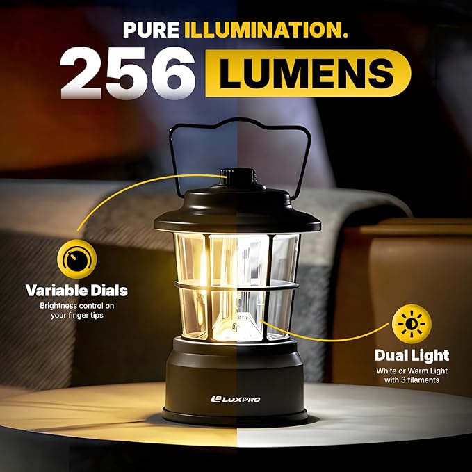 LUXPRO Retro LED Lantern - Image 8