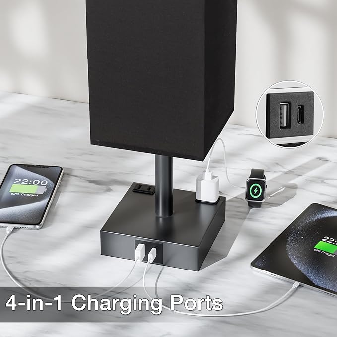 Touch Bedside Table Lamp for Nightstand - Image 6