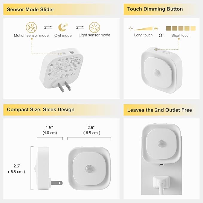 2 Pack Plug in Night Light - Image 7
