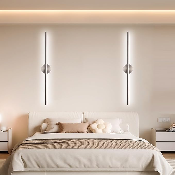 BONLICHT 40 inch Modern Brushed Nickel Vanity Light - Image 8