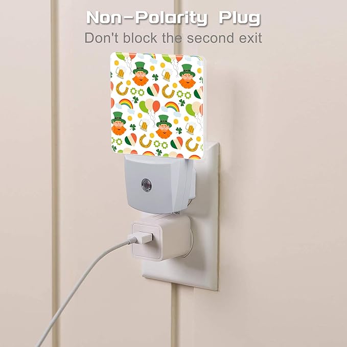 St. Patrick's Day Cute Pattern Night Light - Image 3