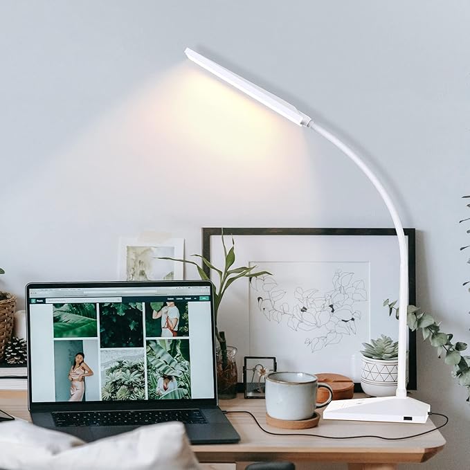 RAOYI LED Desk Lamp, 12W Dimmable Table Lamp Eye-Caring Reading Light - Image 7