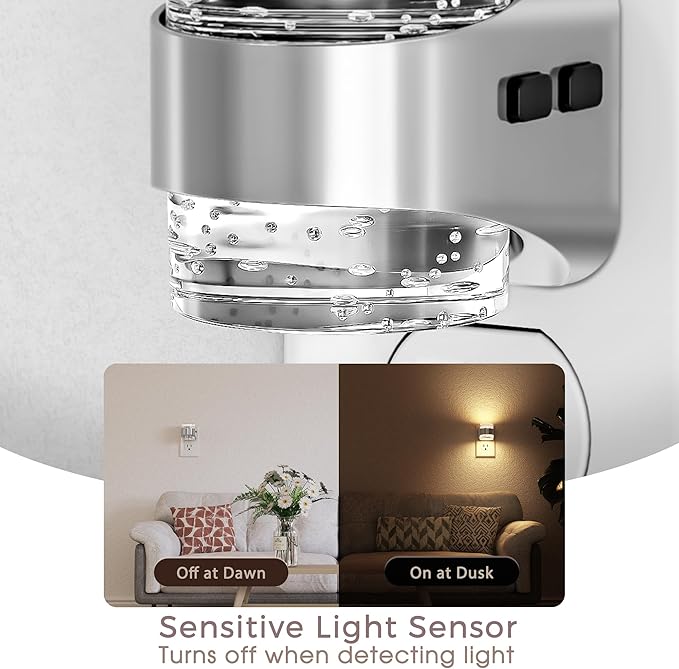 Briignite LED Night Light Plug into Wall, Dimmable Night Light - Image 4