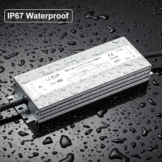LED Driver 60 Watts Waterproof IP67 Power Supply AC100-264V to 12V DC 5A Low - Image 7