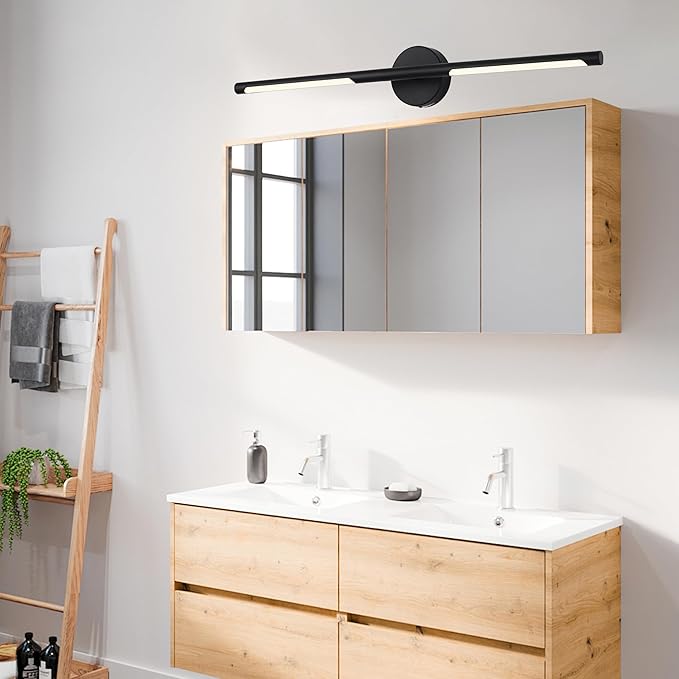 BONLICHT LED Modern Bathroom Vanity Light Fixtures 40Inch 5CCT Dimmable Matte - Image 8