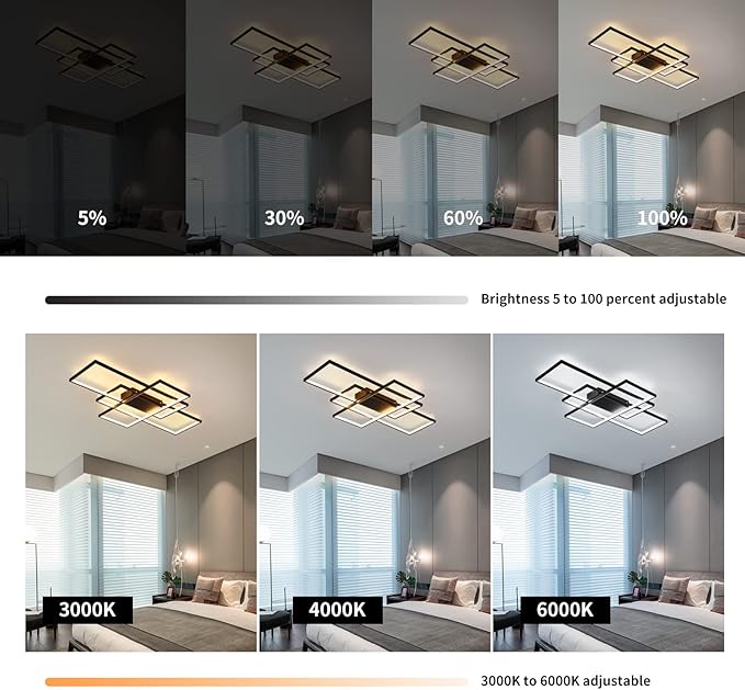 GEADI Modern Extra Large LED Ceiling Lights - Image 3
