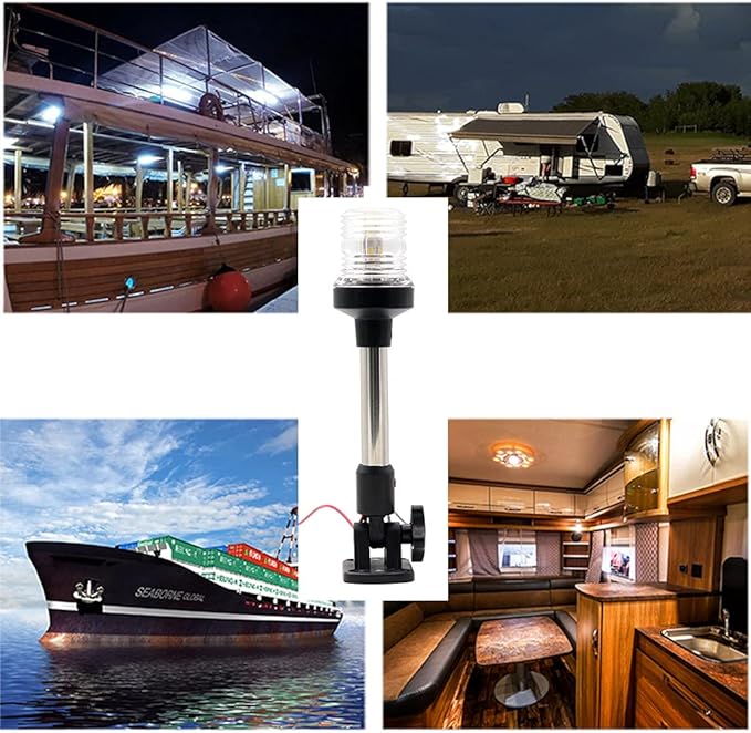 White LED Marine Navigation All-Round Boat Light Home Garden LED Light 12V - Image 2