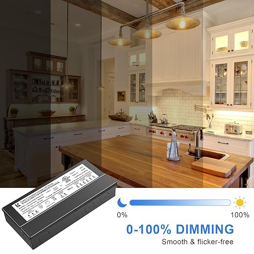 inShareplus 12V 200W Dimmable LED Driver, 5-in-1 Triac/ELV/MLV/0-10V/1-10V/PWM - Image 4