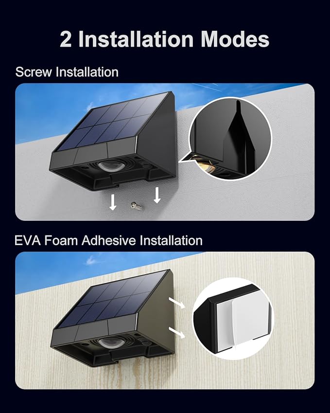 12 Pack Decorative Solar Powered Fence Lights Outdoor Waterproof - Image 4