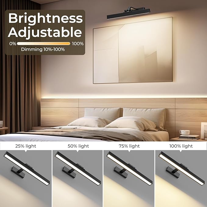 Picture Lights Wall Light 16in CCT Gallery Light | Battery Operated, Remote - Image 5