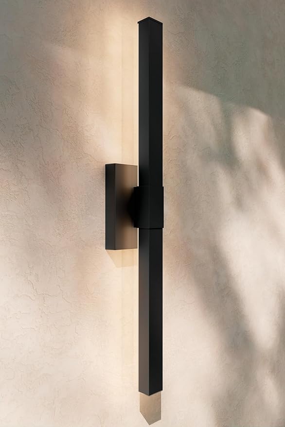 Kichler Nocar LED Textured Black Modern Garage or Patio Outdoor Wall Light - Image 7