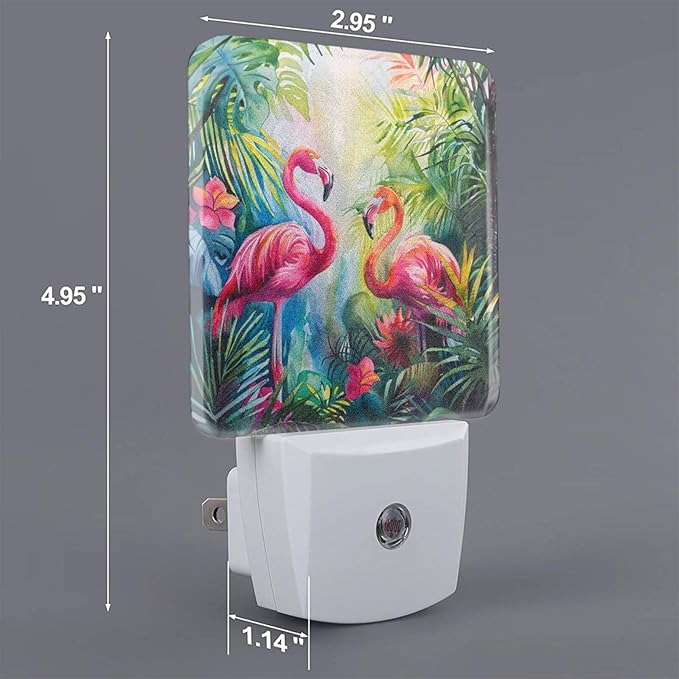 Led Night Light, Flamingo Decorative Plug in Nightlights, - Image 2