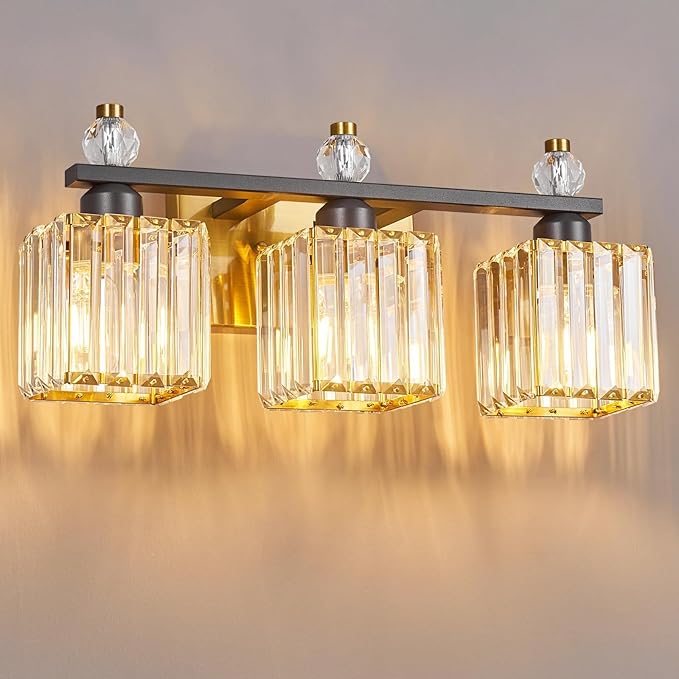 3-Light Modern Crystal Vanity Light by FDPBY