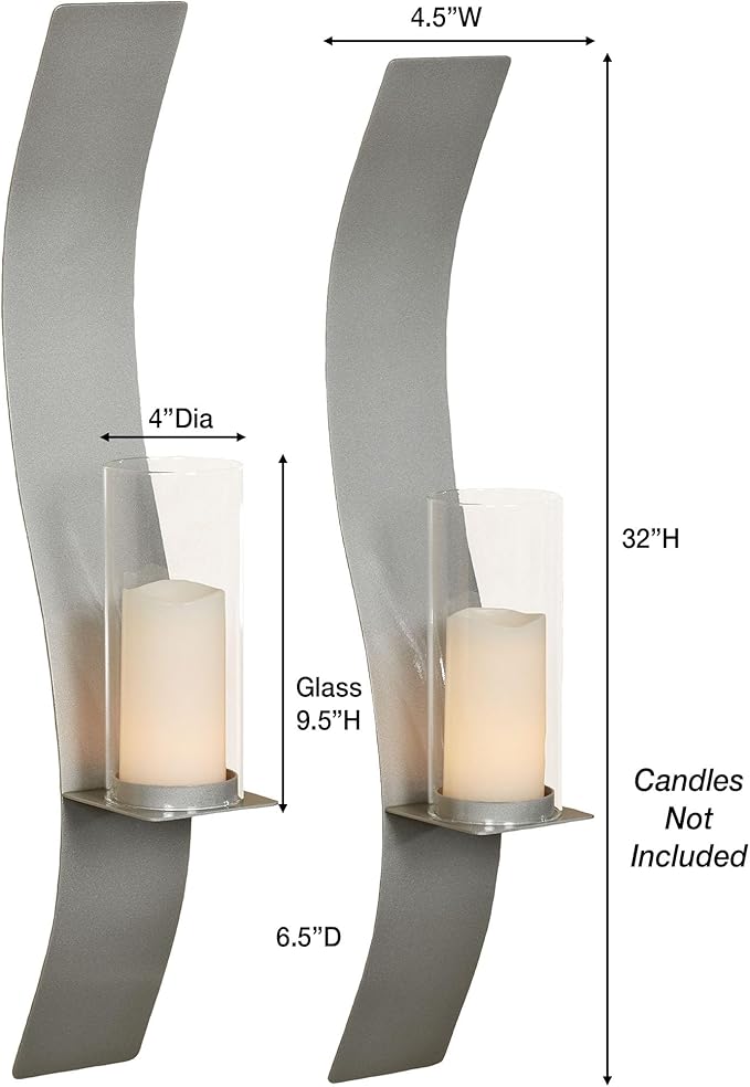 Touch of Class Sinuous Wall Sconce Pair - Image 3