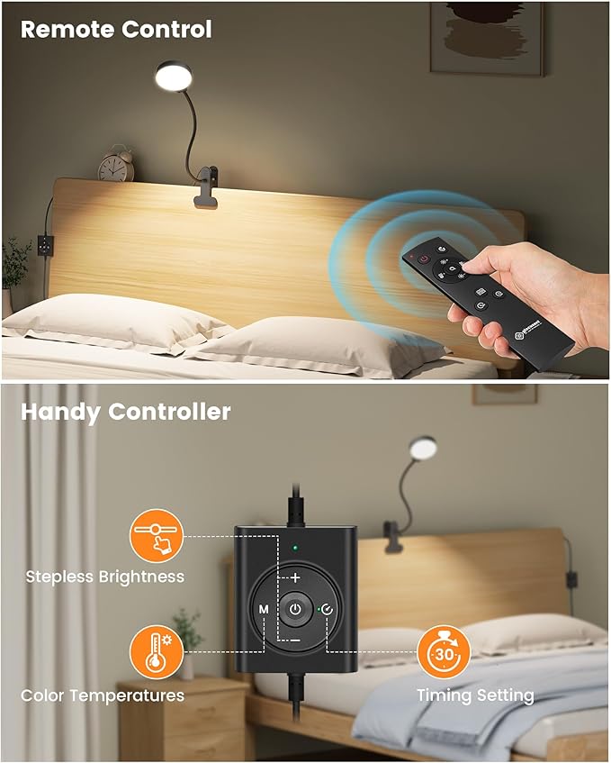 Glocusent 5W 36 LED Reading Clip on Light - Image 5