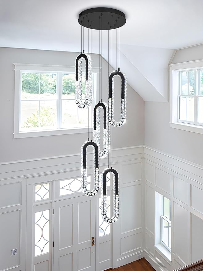 5-Lights Modern Crystal Chandelier - Image 6