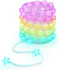 33ft Star String Lights, 66 LED RGB Color Changing String Fairy Lights by KEPSTARS