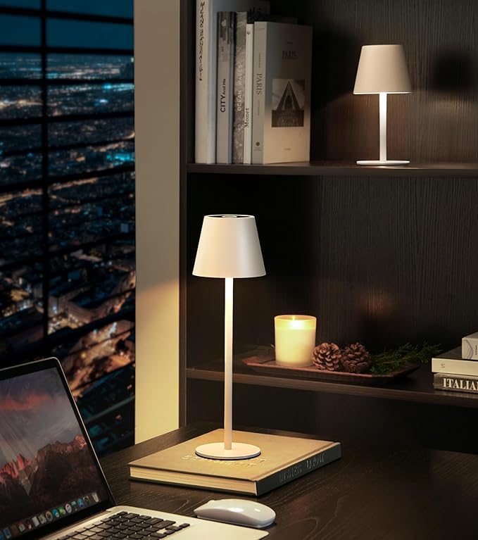 Cordless Table Lamp, Portable Battery Operated Lamp - Image 2