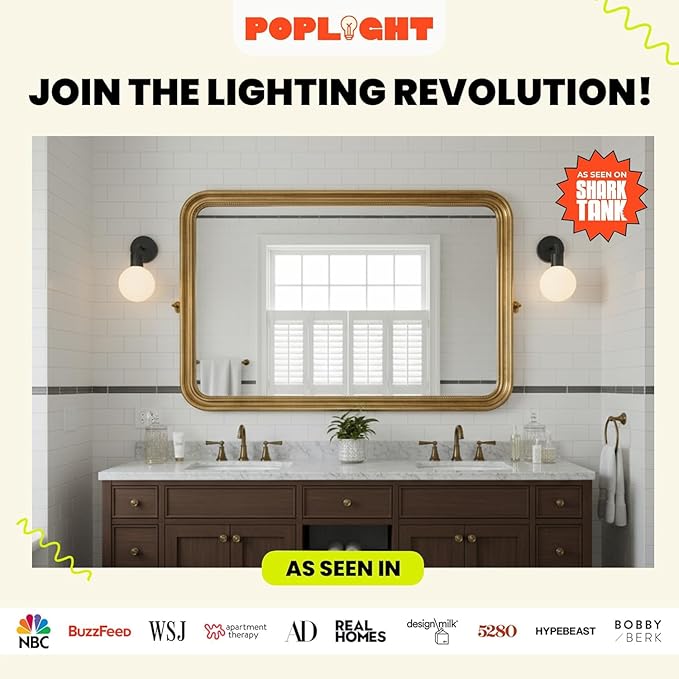 Wireless Wall Sconce Rechargeable & Dimmable LED Light w/App Control & - Image 7