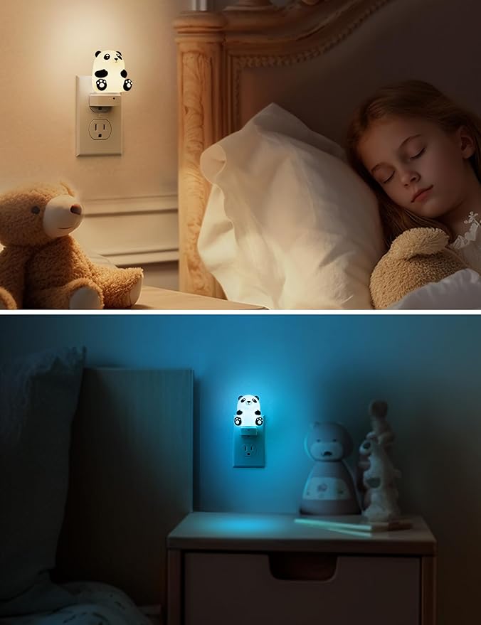 L LOHAS LED Night Light for Kids, 3D Cute Night Light Plug in, Dusk to Dawn - Image 6