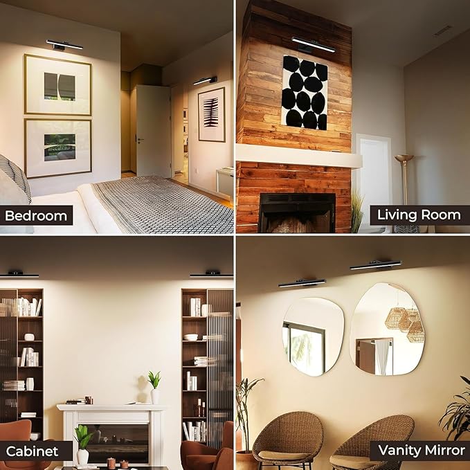 Wireless Picture Lights for Wall, Battery Operated Wall Light for Painting - Image 8